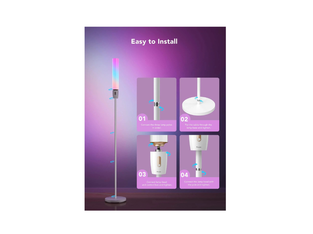 Govee RGBICWW Cylinder Floor Lamp Govee RGBICWW Cylinder Floor Lamp